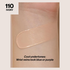 Revlon ColorStay liquid foundation pump-cap enables fast, controlled application.