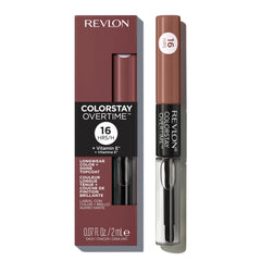 Close-up of dual-ended wand applying long-wearing color by Revlon