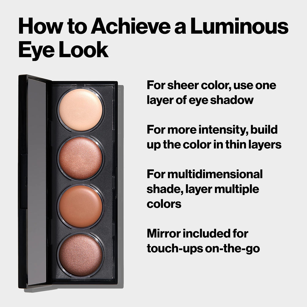 Revlon Illuminance Creme Shadow Palette crease-resistant formula for long-wear color