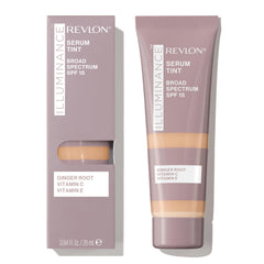 Revlon Illuminance Serum Tint bottle shown for easy daily application and natural glow