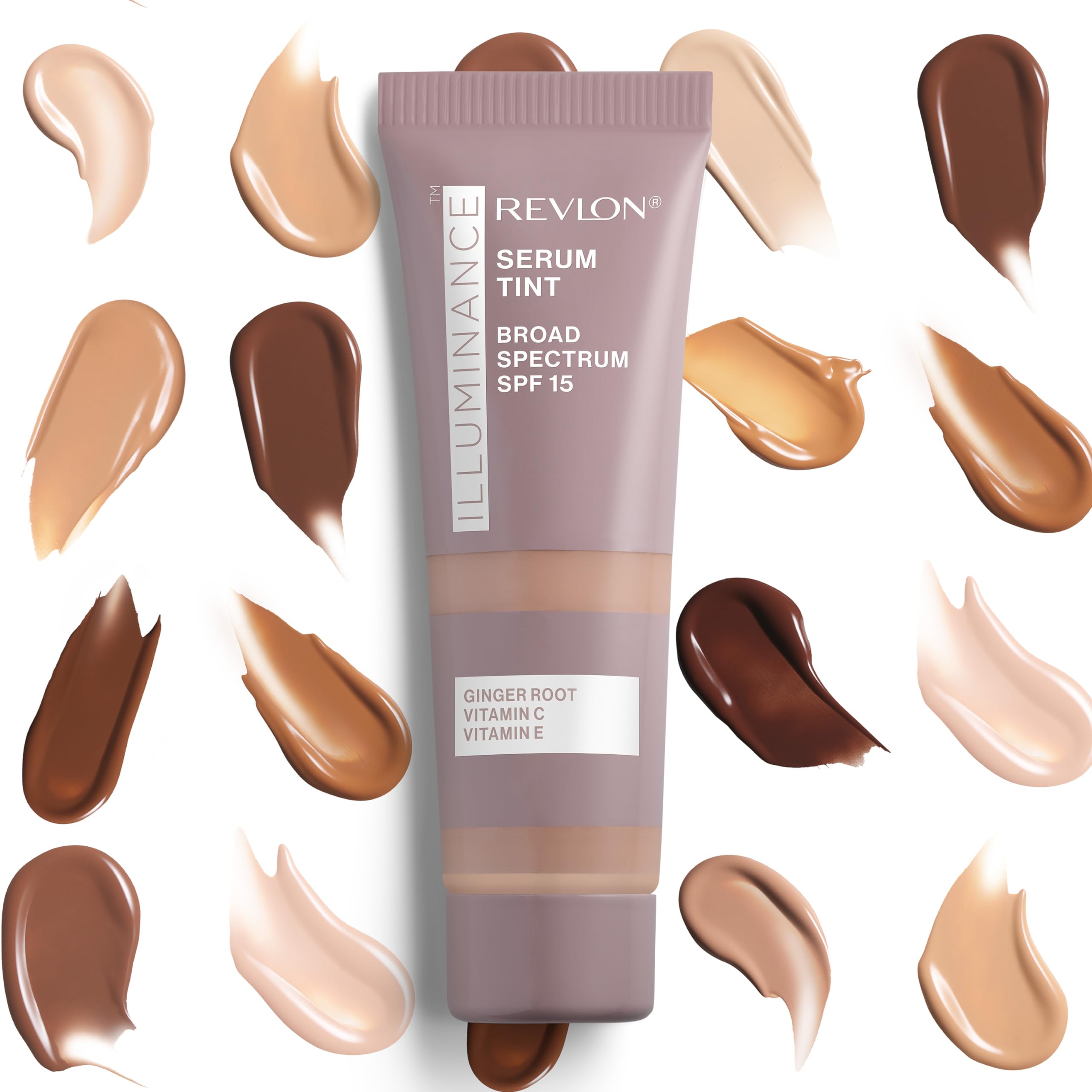 Ginger Root Extract and Vitamin C ingredients in Revlon Illuminance Serum Tint