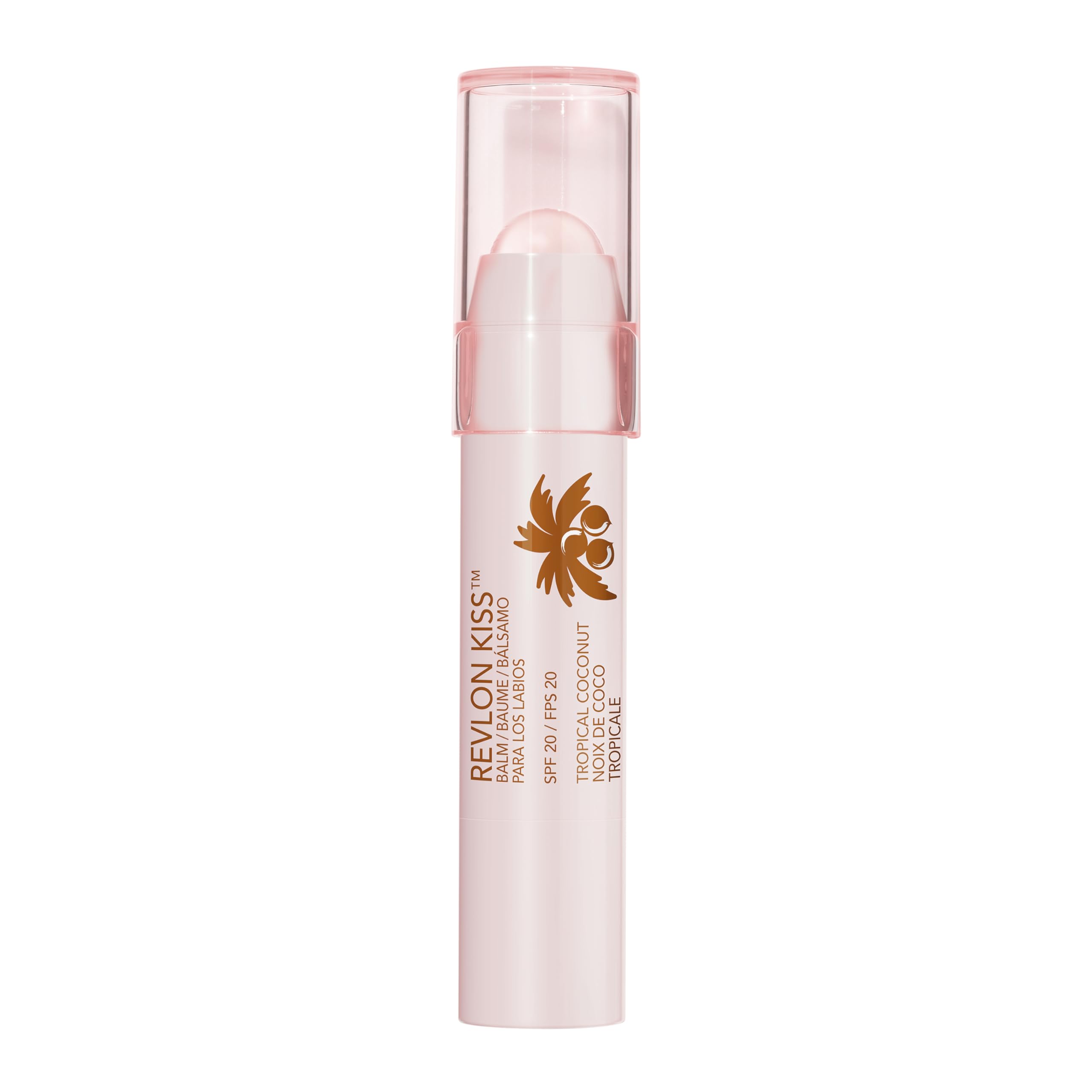 Revlon Kiss Tropical Coconut flavor visual representation in packaging