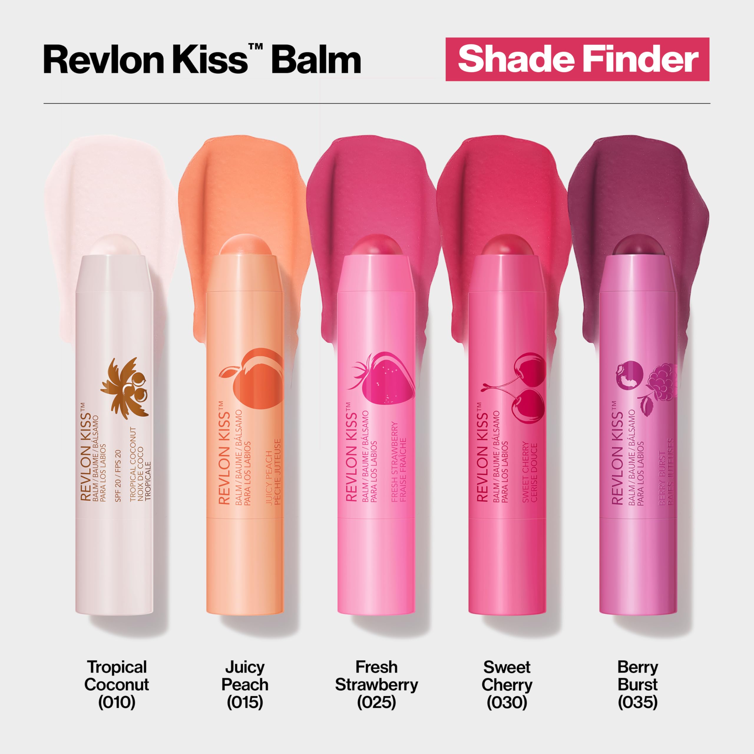 Revlon Kiss Tinted Lip Balm SPF 20 protection for daily lips