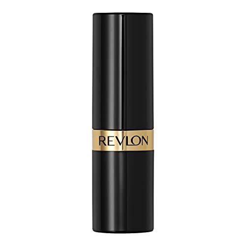 Revlon Super Lustrous Lipstick application-portrait demonstrates even coverage.