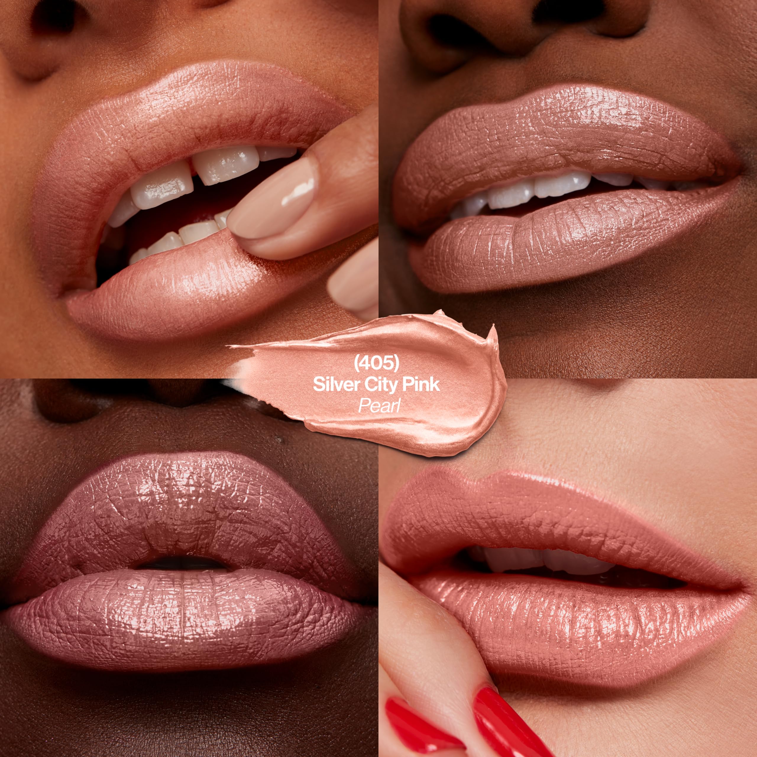 Close-up of LiquiSilk texture showing smooth glide on lips