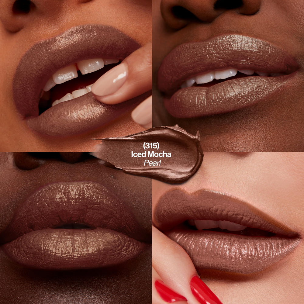 Applying REVLON Super Lustrous Lipstick iced mocha for a smooth, comfortable wear