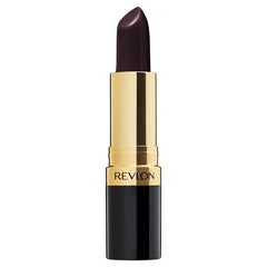Revlon Super Lustrous lipstick tube closeup highlighting sleek packaging and rich color