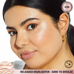 Nose bridge highlight application with Dare to Divulge