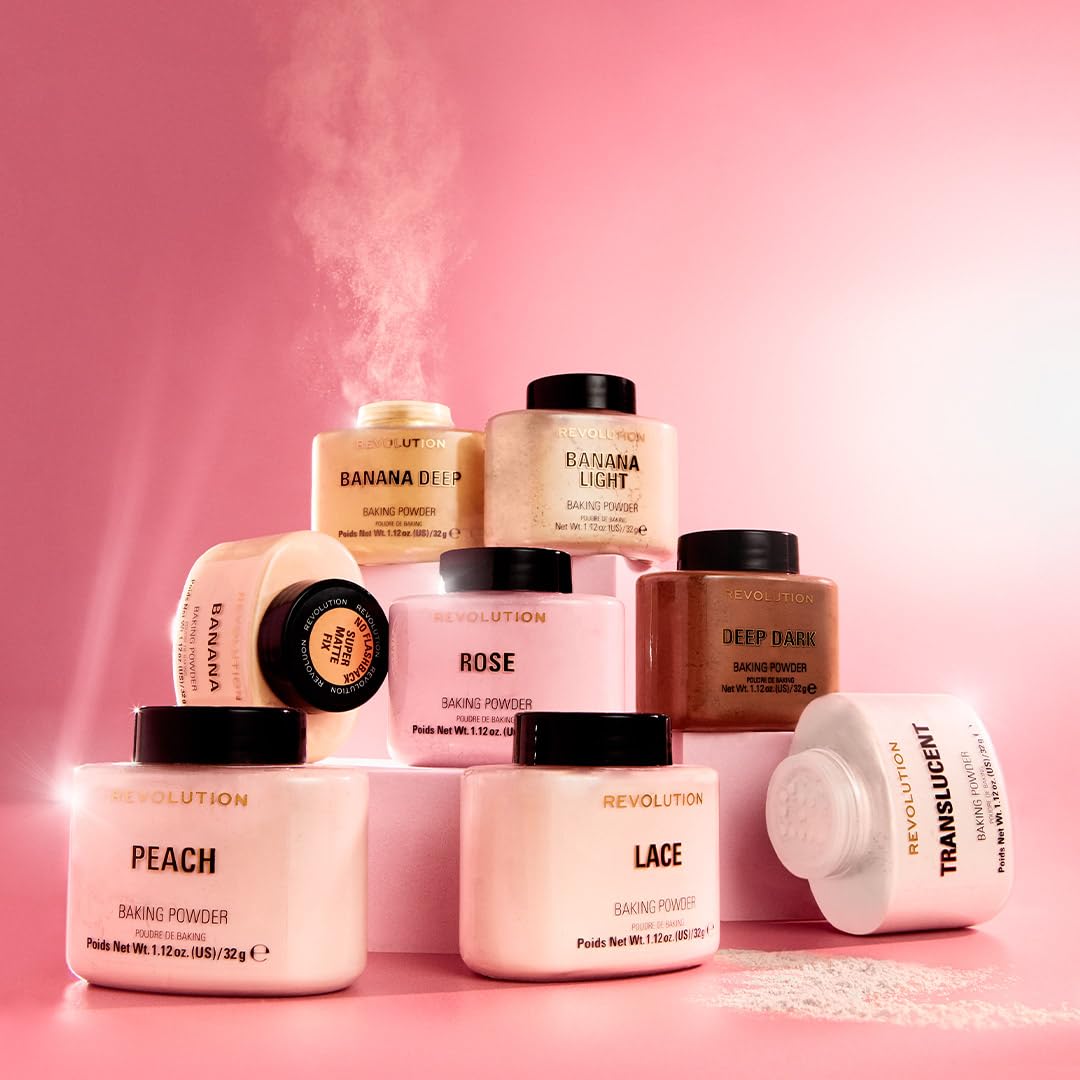 Under-eye setting with Rose powder for soft focus finish