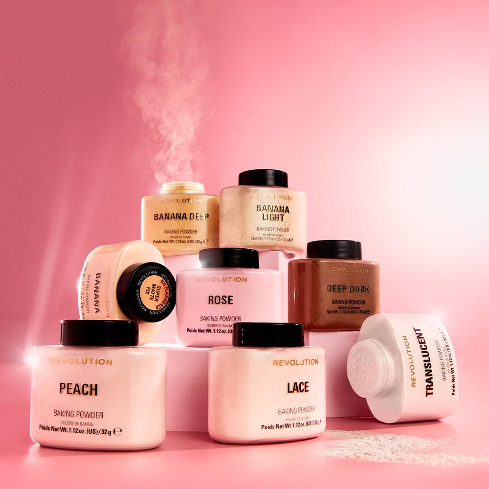 Under-eye setting with Rose powder for soft focus finish