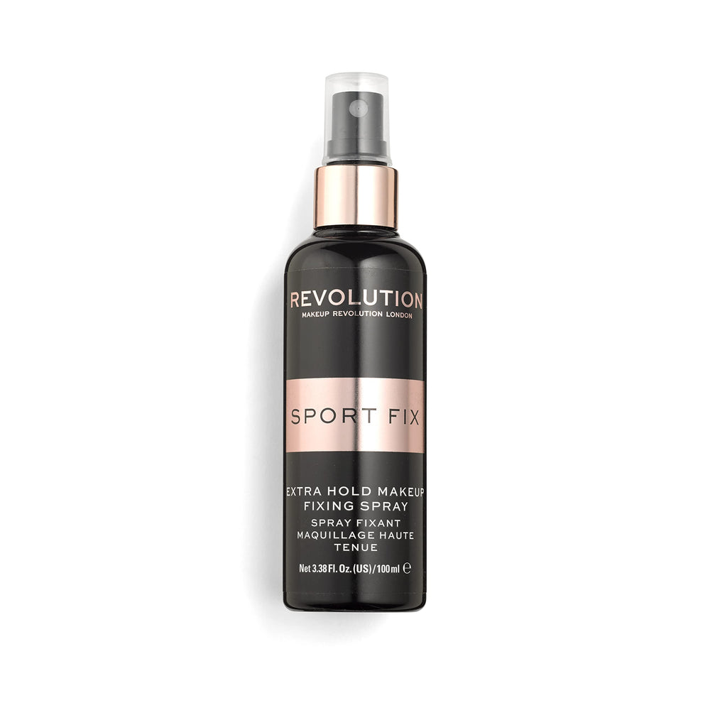 Compact spray bottle ideal for gym bag touch-ups.