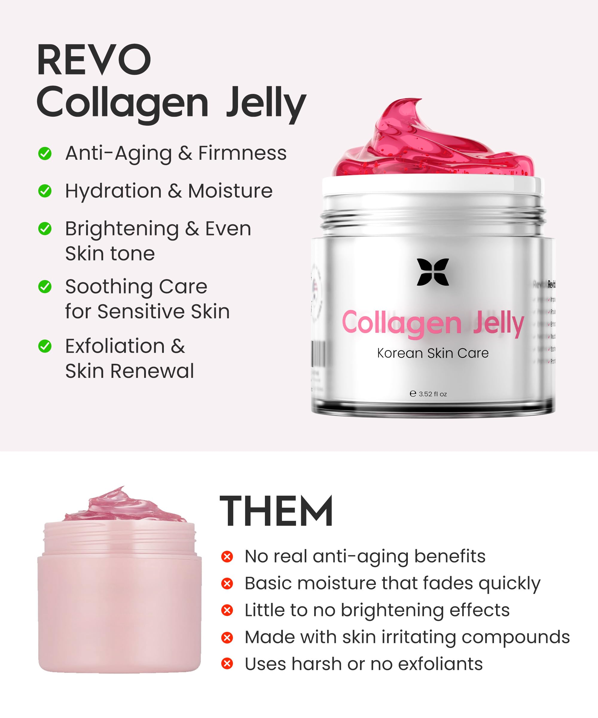 REVOMADIC REVO Collagen Jelly nourishes skin with a vitamin-rich complex.