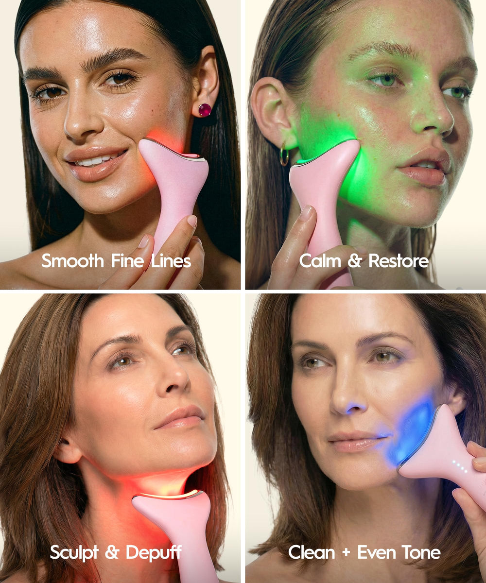 REVOMADIC REVO Genie blue light therapy supports blemish-prone areas.