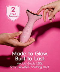 REVOMADIC REVO Genie red light therapy helps smooth lines and firmness.