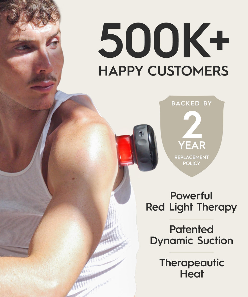REVOMADIC REVO original cupping massager with dynamic suction for better circulation.
