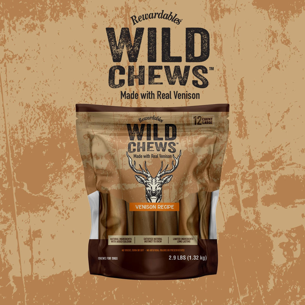 Rewardables Wild Chews 12-count pack for easy training rewards