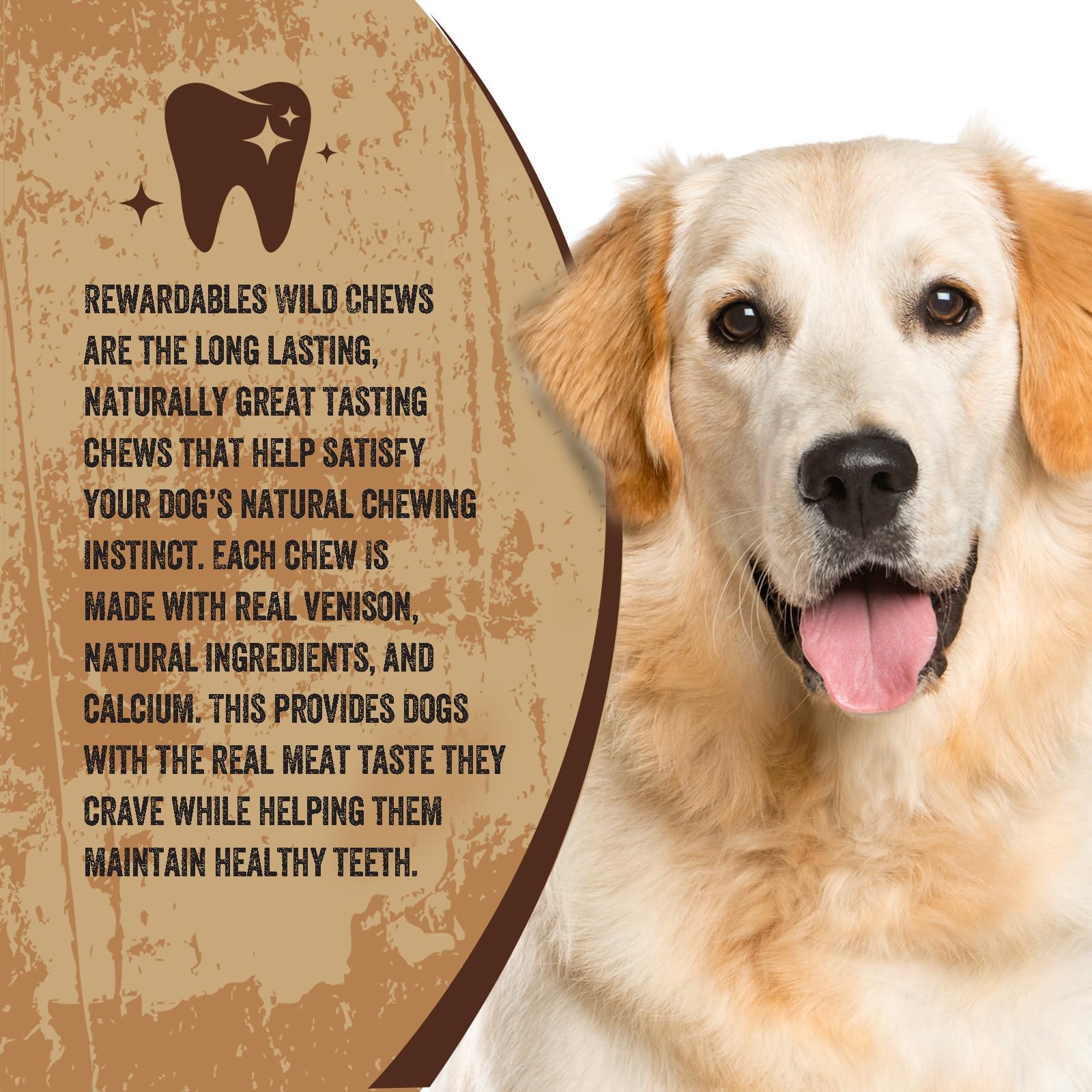 Rewardables Wild Chews no artificial colors or preservatives for natural ingredients