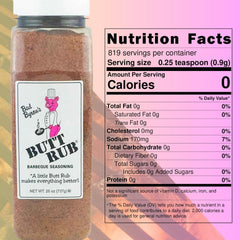 Rex Bad Byron's Barbecue Rub label close-up showing premium spice blend