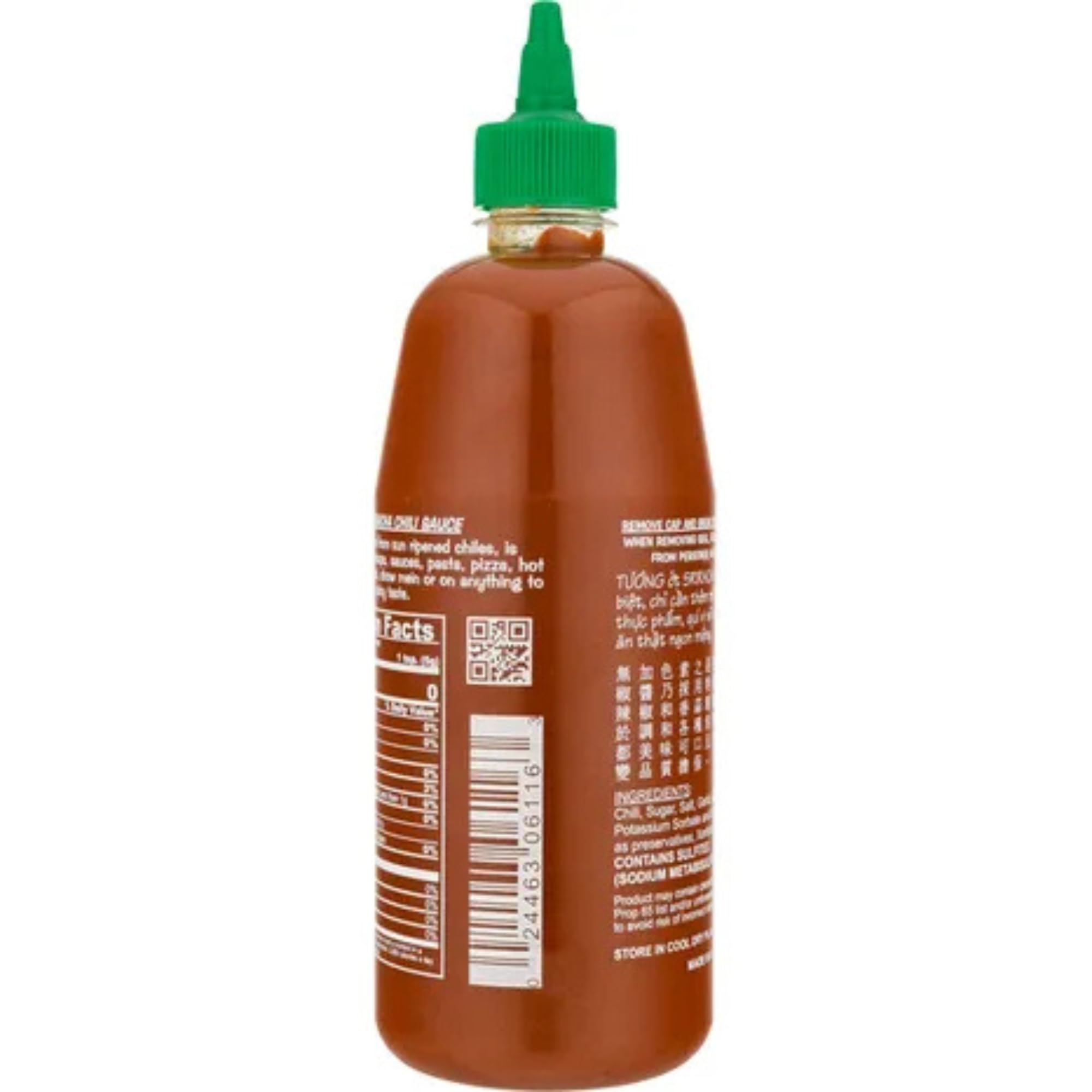 Rex Sriracha stir-fry sauce in a hot skillet boosts flavor.