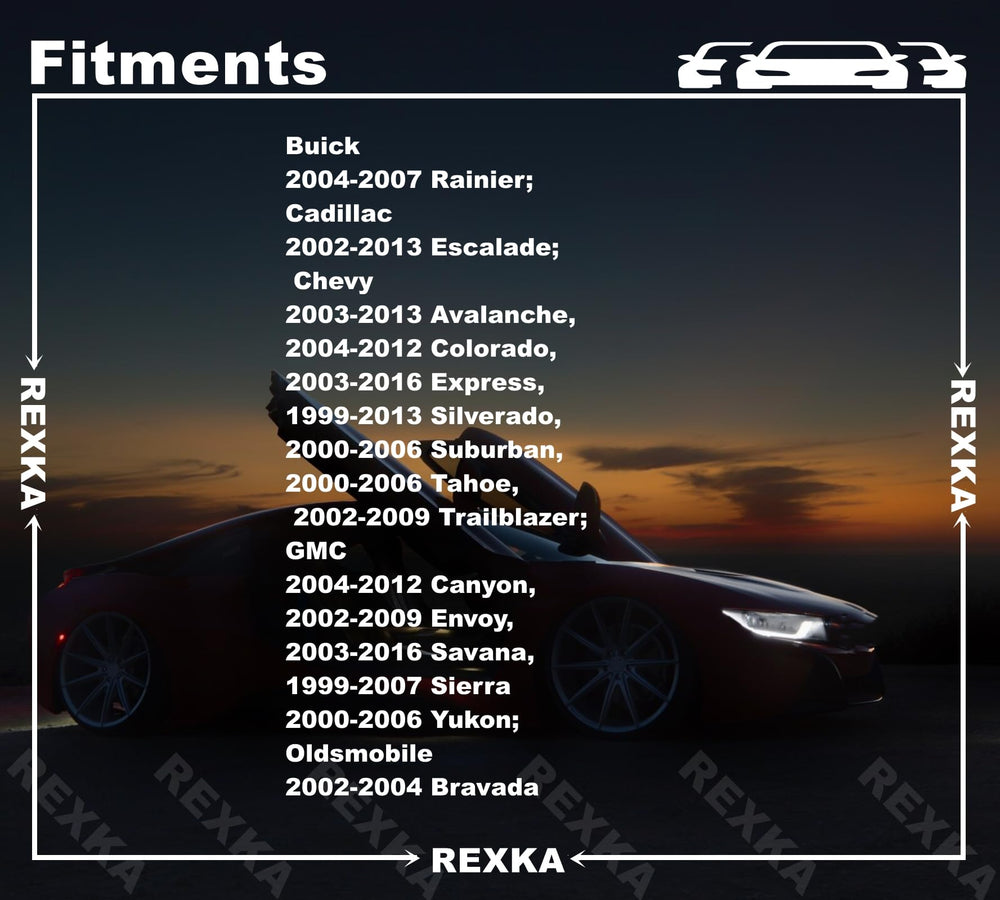 Rexka deflector grommet closeup highlights precise sizing for GM vehicles.