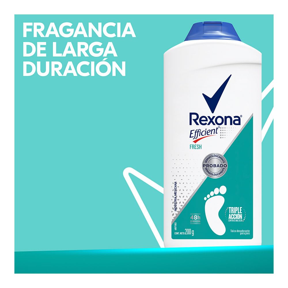 Rexona foot powder refresh shot captures cooling, clean sensation.