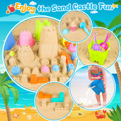 REZUCREY dinosaur and ocean animal molds inspire creative sand sculptures