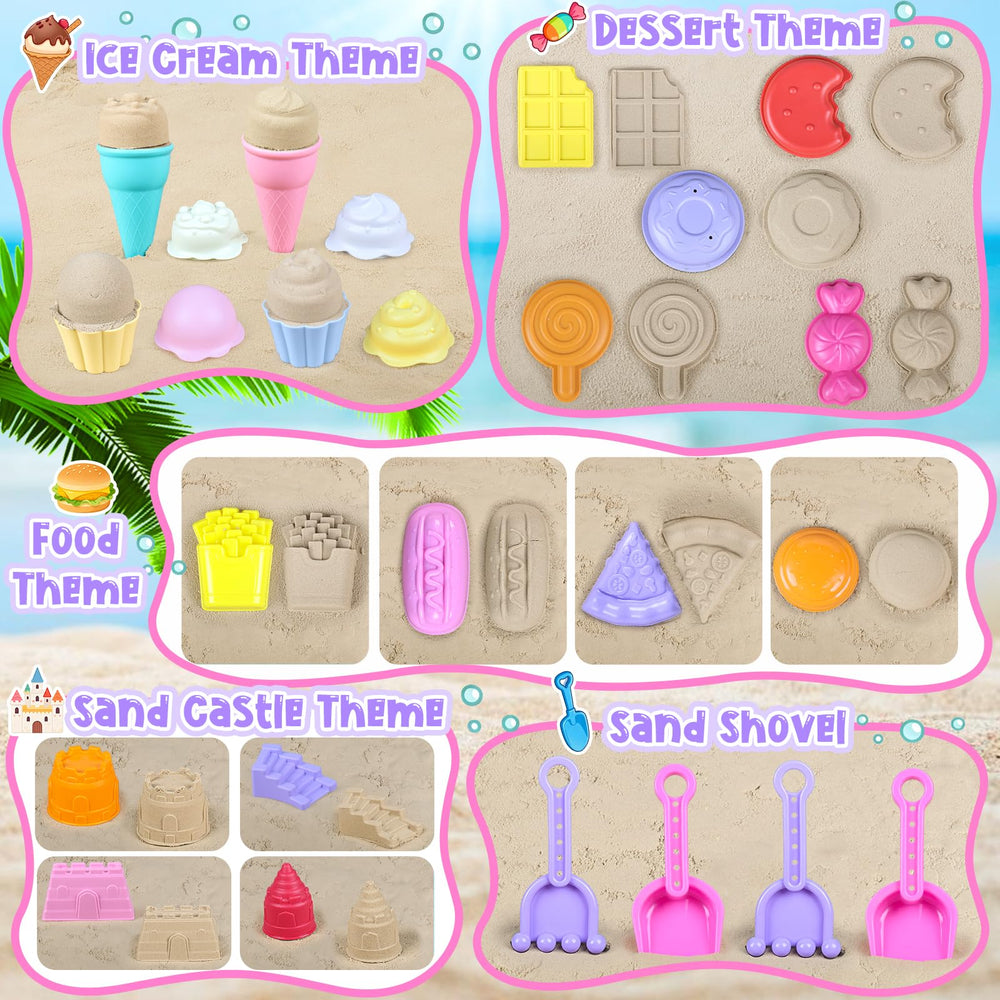 REZUCREY food and dessert molds spark imaginative beach meals.