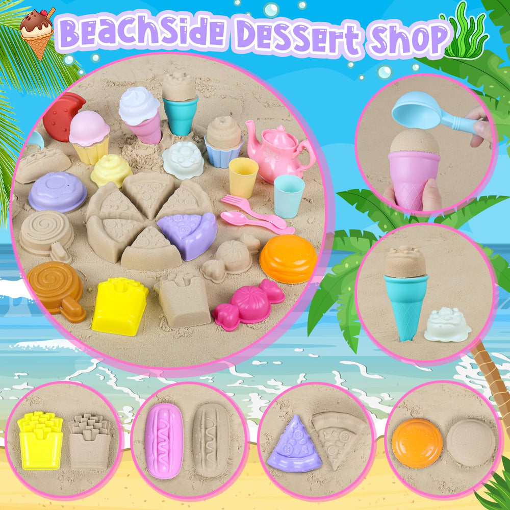 REZUCREY sand castle molds inspire creative seaside building.