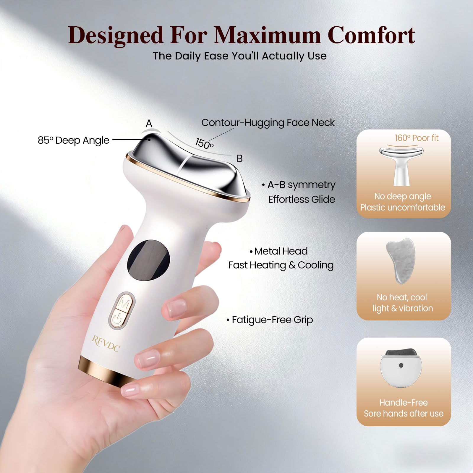 RFVDC at-home spa treatment set for facial and neck care