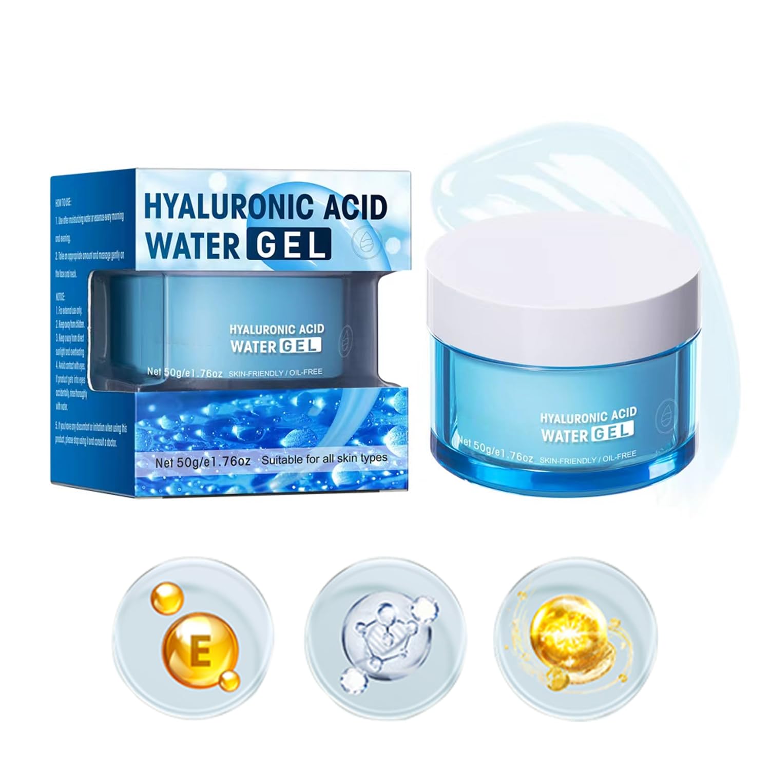  RG ROUGE LX Hydro Boost gel texture close-up highlighting fast absorption