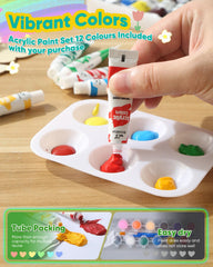 RGBDOT Kids Garden Set plant pots ready for growing and observation.