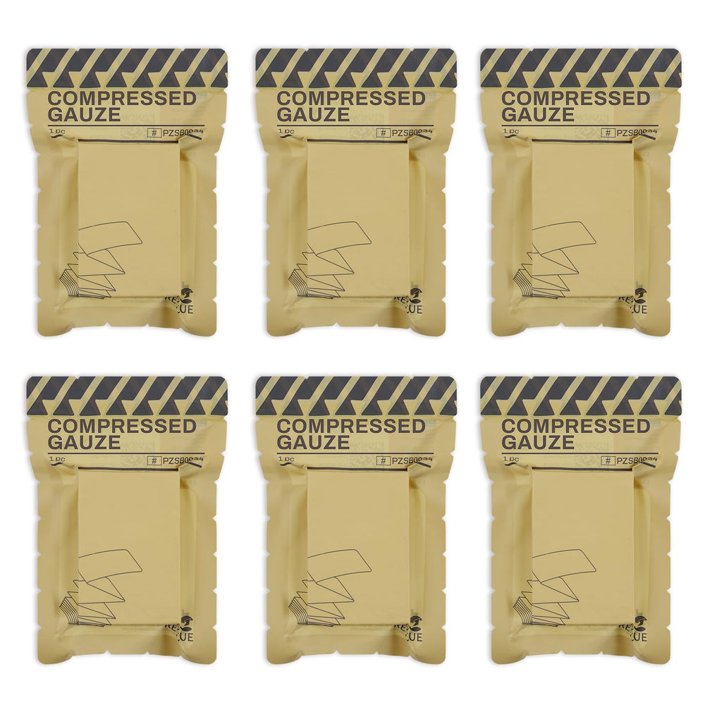 Rhino Rescue sterile compressed gauze focuses on absorption for effective wound care.