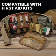 Rhino Rescue vacuum-sealed gauze arrives ready-to-use in field-ready packaging.