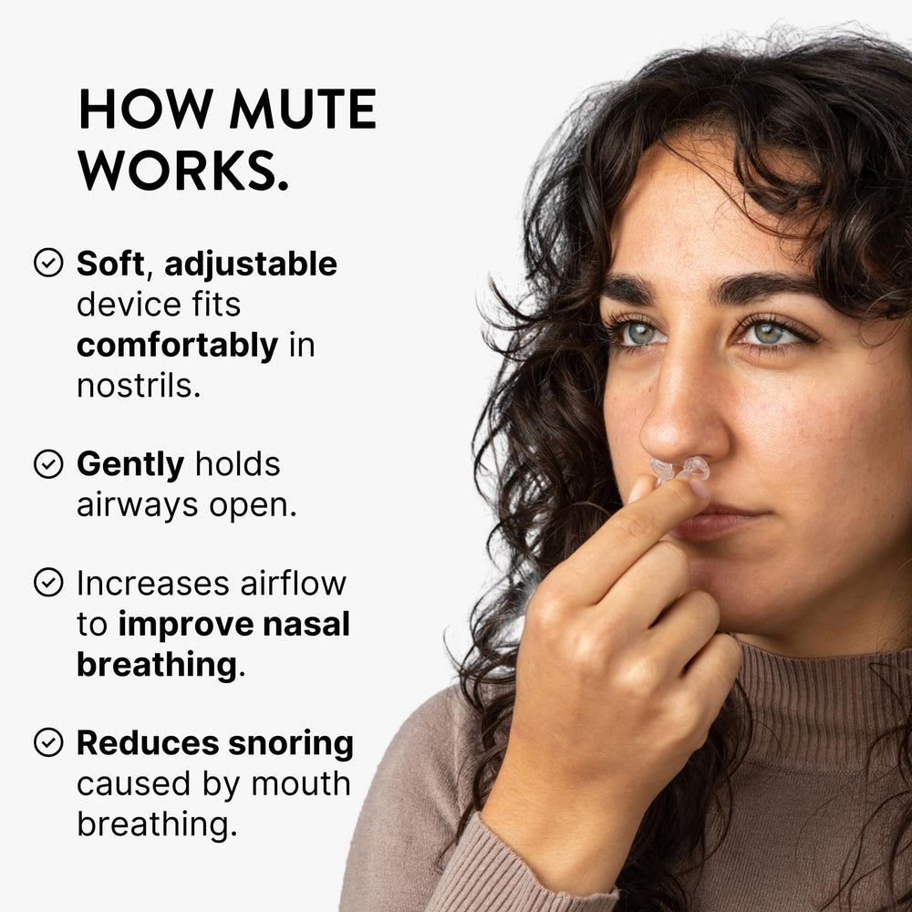 Rhinomed Mute starter-pack visual for finding the right size