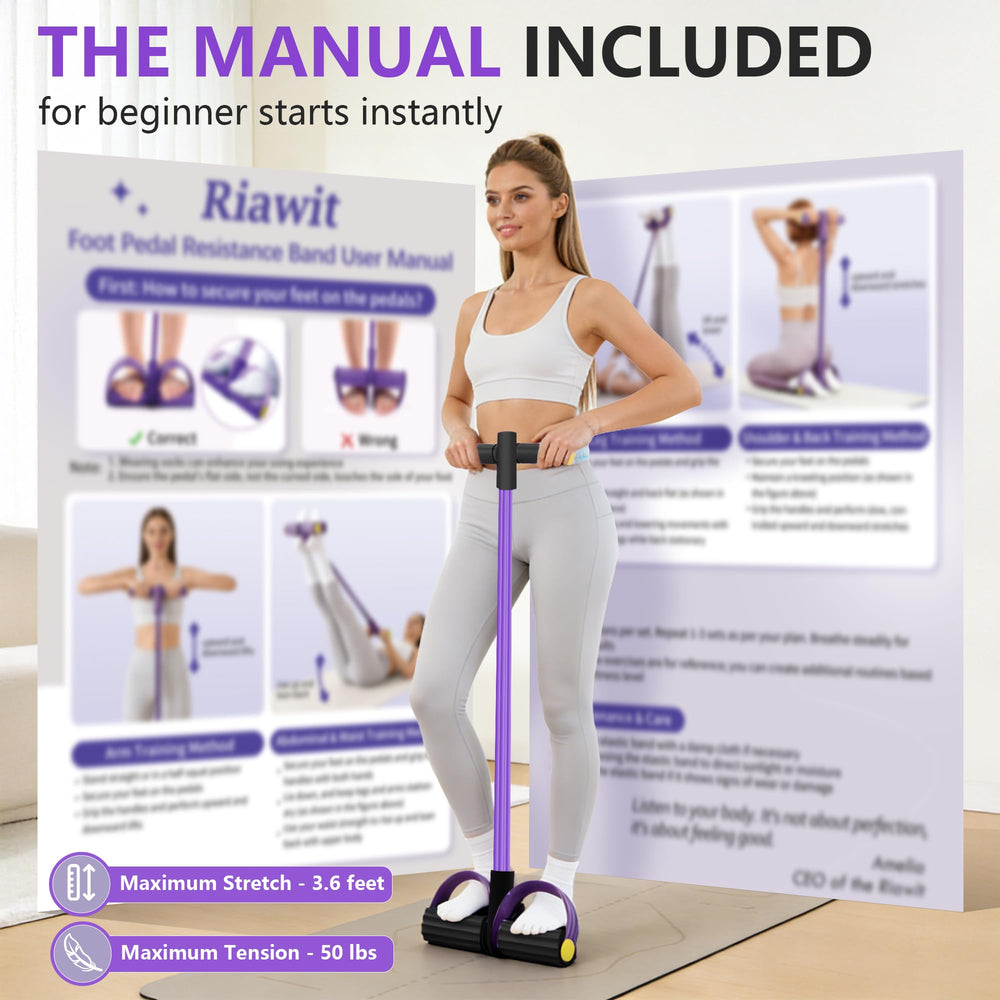 Riawit portable workout device ideal for travel and compact spaces.