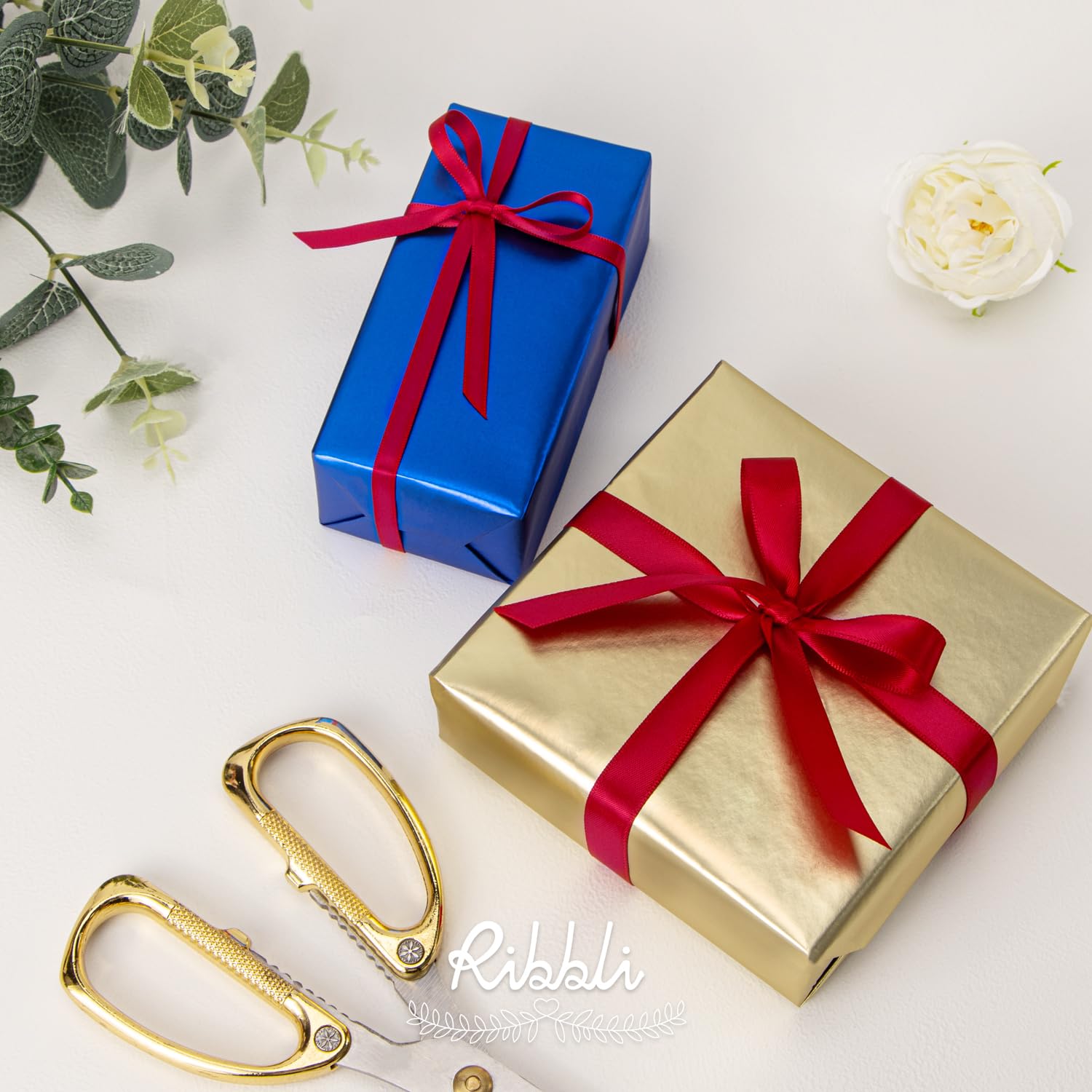 Ribbli ribbon enhancing scrapbooking projects with smooth, color-fast shine.