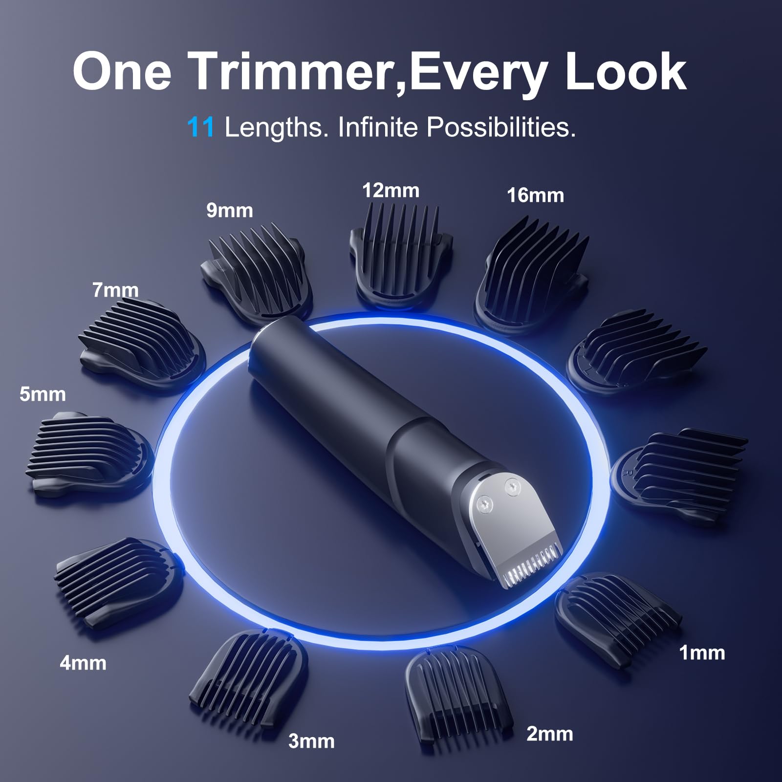 RICAF stainless steel blades for sharp, irritation-free trimming