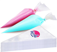 RICCLE disposable piping bag 16-inch textured exterior for burst-resistant frosting