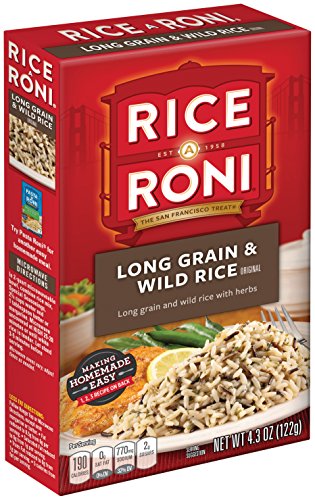 Rice-A-Roni with chicken option for quick family meals