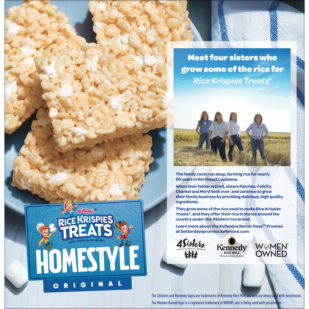 Rice Krispies Treats Homestyle lunchbox idea with bar ready for school day