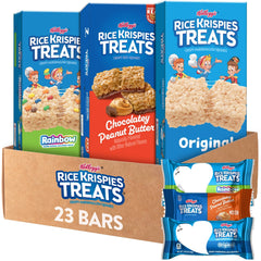 Rice Krispies Treats Original bar for quick, kid-friendly snack on the go.