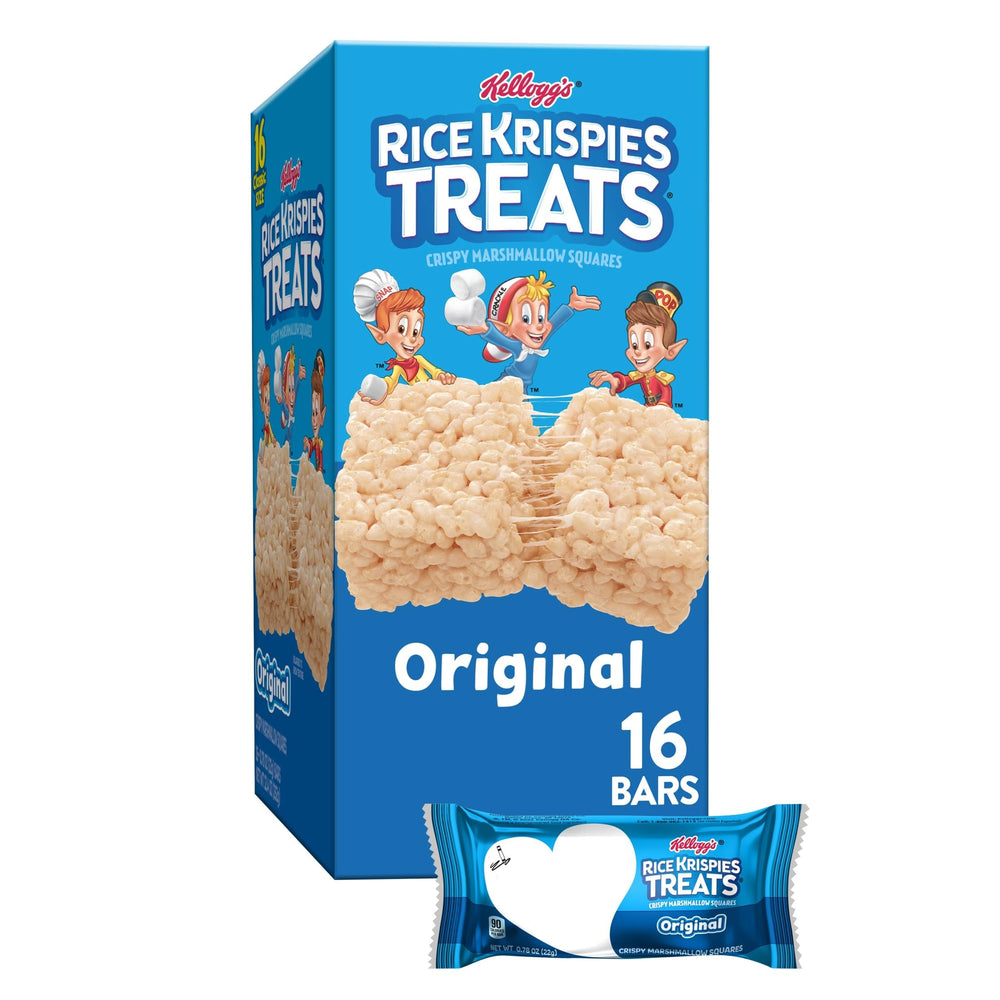Rice Krispies Treats Original box front, a classic kid-friendly snack