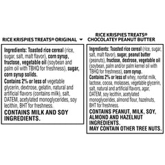 Rice Krispies Treats Original close-up — marshmallowy texture perfect for lunchboxes.