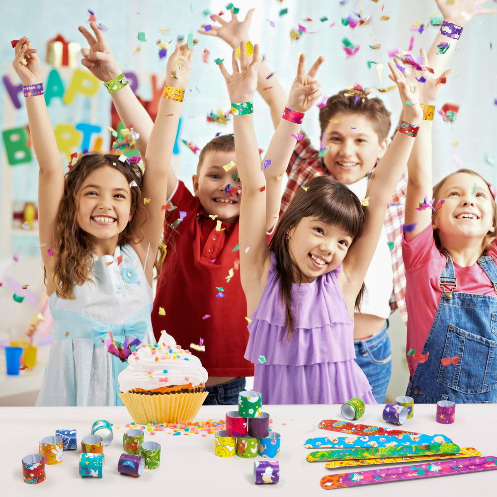 RICEDUO party favors slap bracelet versatile for goodie bags and events.