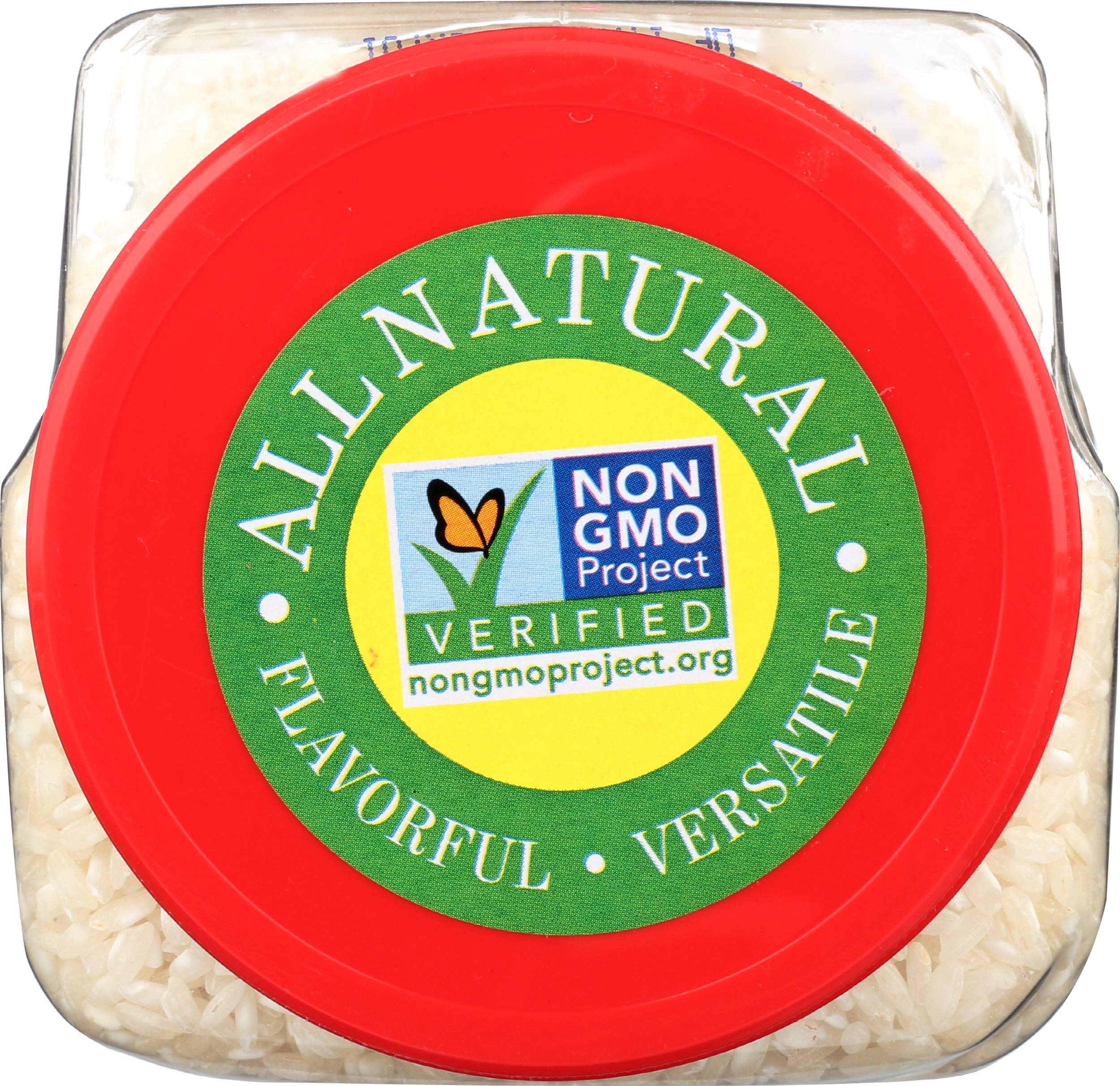 RiceSelect Arborio Rice BPA-free jar supports safe, recyclable packaging.