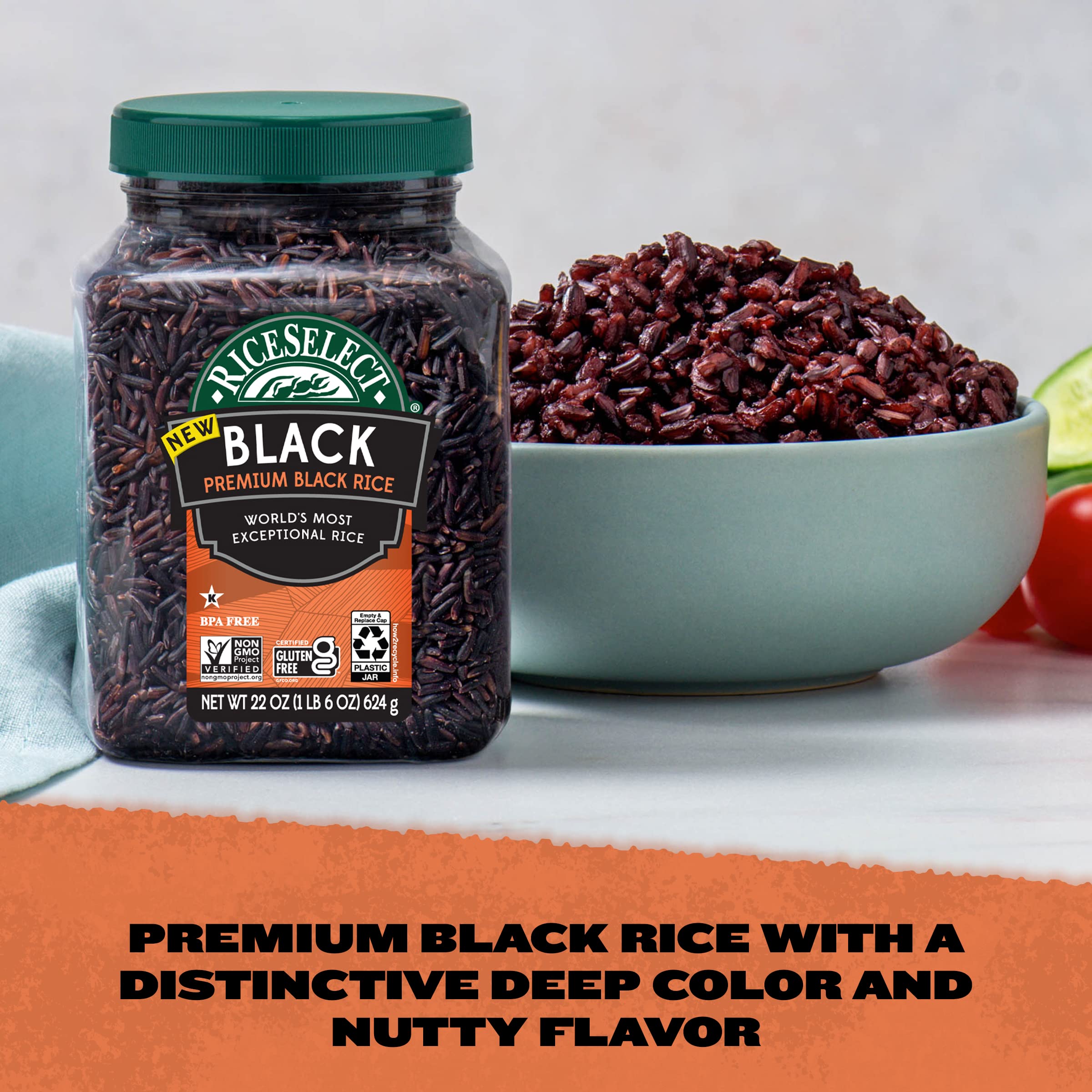 Cold RiceSelect Black Rice salad stays fluffy and flavorful.