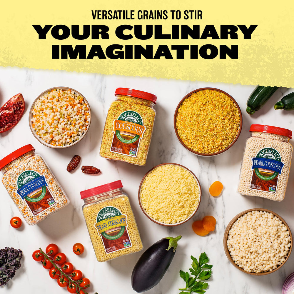 RiceSelect recyclable BPA-free jar packaging highlighting sustainable packaging