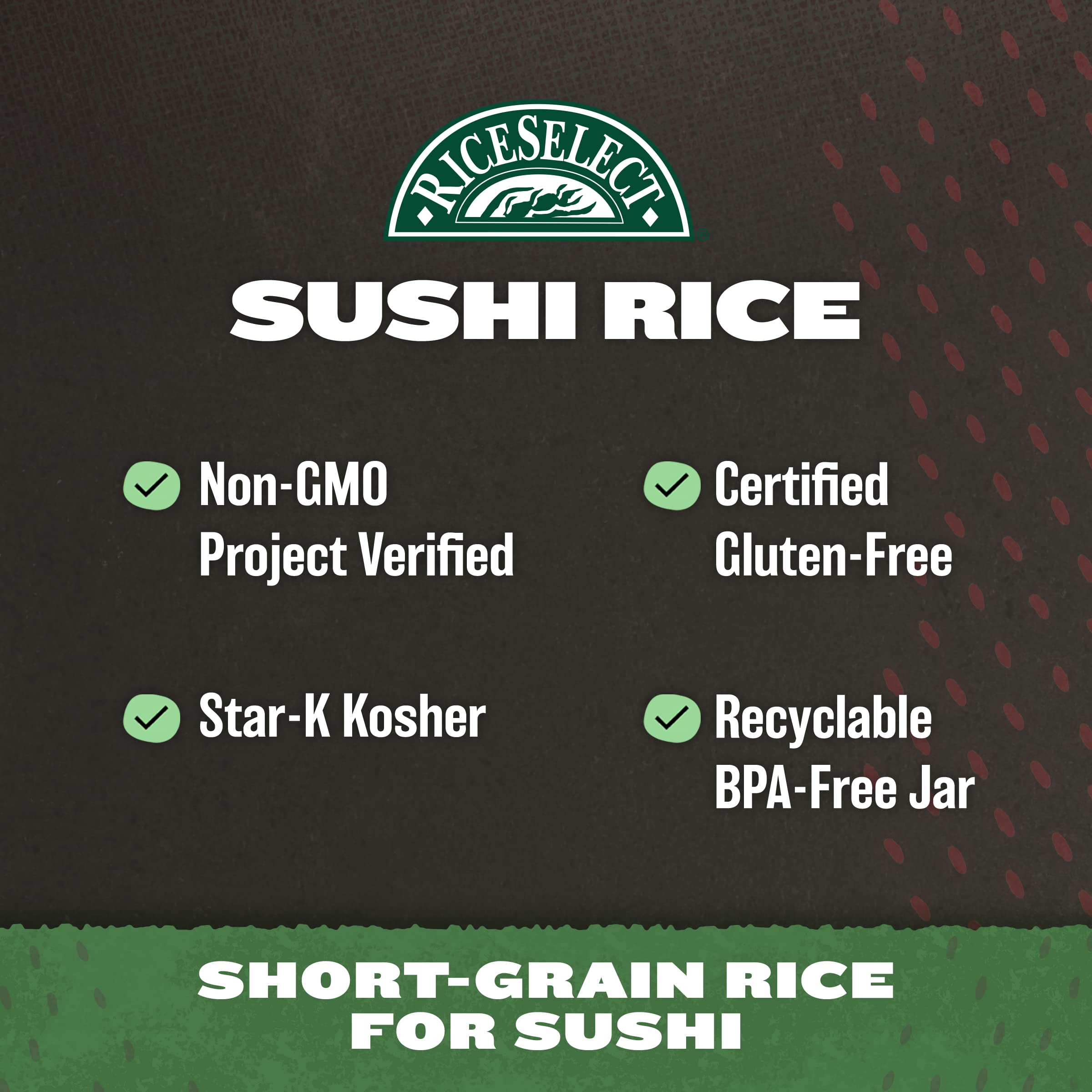 RiceSelect sushi rice aroma fills kitchen during cooking