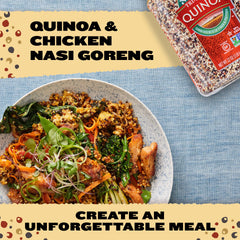 RiceSelect Tri-Color Quinoa cooking steam captures fluffy, nutty aroma ideas