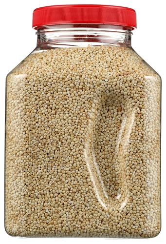 RiceSelect White Quinoa sizzling in a pan, hints at versatile savory dishes